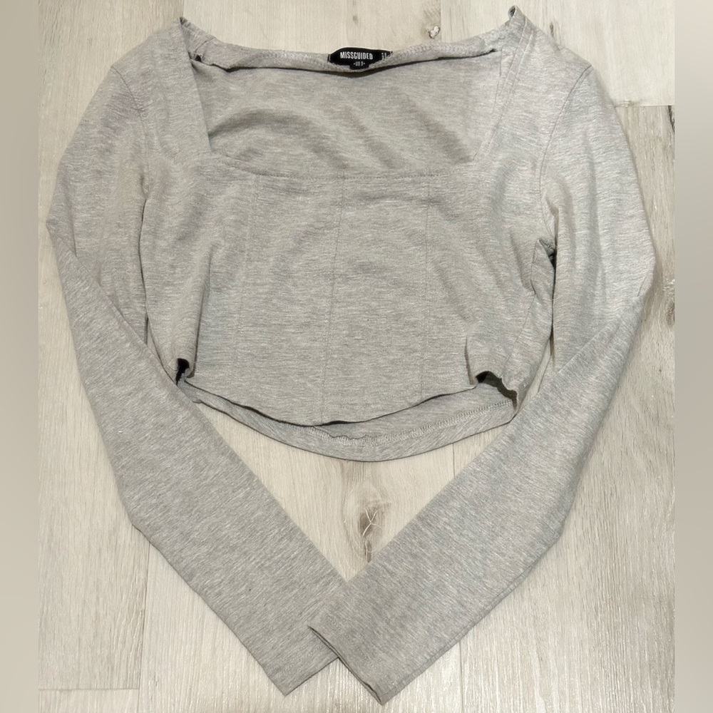 Misguided Corset Crop Top
